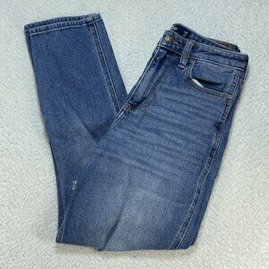 Hollister Jeans Womens 26 Ultra High Rise Mom Vintage Stretch Light Wash 25x26